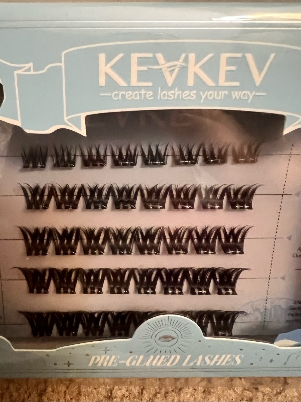 8mm-16mm Pre-Glued Individual Lashes - Black